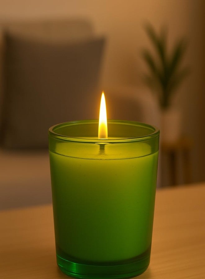 Adisesh Decor Soy Wax Scented Votive Candles - Lemon Grass (Set of 6) | Each Having 10 Hrs Burn Time - Image 3